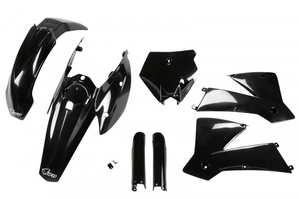 Full Plastic Kit black for Ktm SX 250 (2004) - SX 125 (2004) - SX 450 (2004)